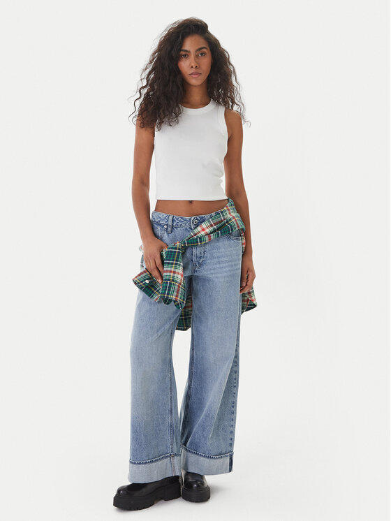 G-STAR G-Star Raw Jeans Roxx D28394-D536 Celeste Wide Leg