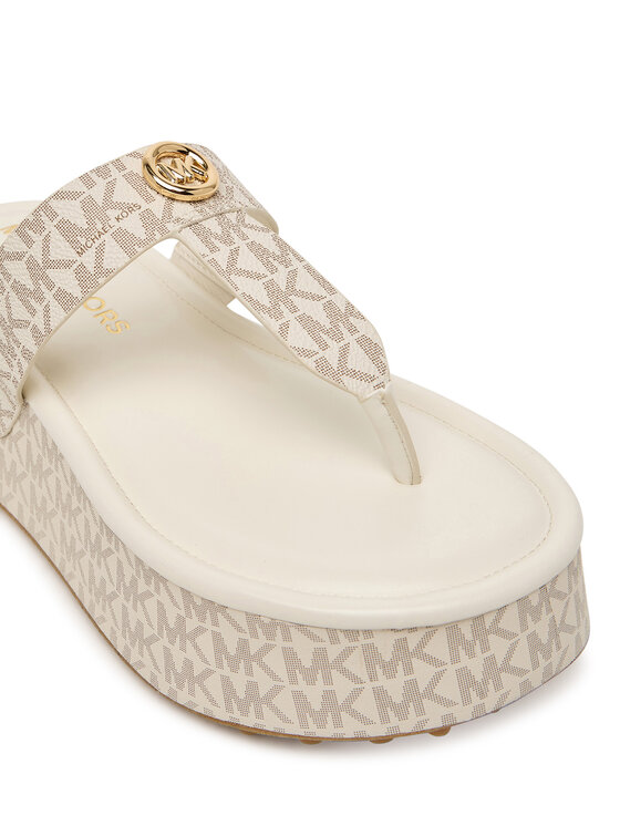 MICHAEL Michael Kors В'єтнамки MICHAEL Michael Kors Koya Flip Flap 40R6KOFA2B Кремовий