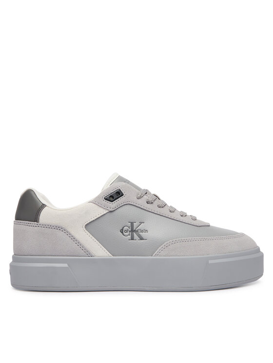 Calvin Klein Sneakers Calvin Klein Prime Cupsole Laceup Lth-Su Ml HM0HM02449 Grigio