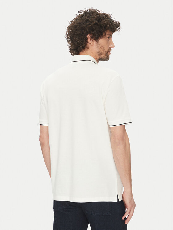 Armani Exchange Armani Exchange Polo majica XM000489 AF13026 U0009 Bela Regular Fit