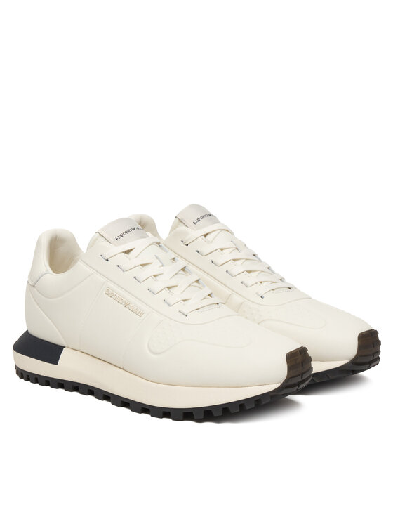 Emporio Armani Снікерcи Emporio Armani EM003740 AF19726 M0107 Білий