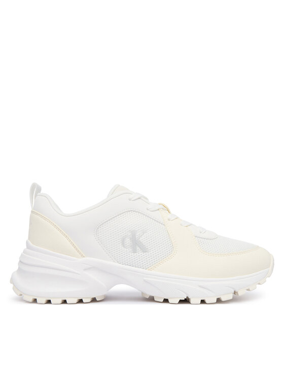 Calvin Klein Sneakersy Calvin Klein Hike Runner Lace Up Su Mesh Wmn HW0HW03440 Biały