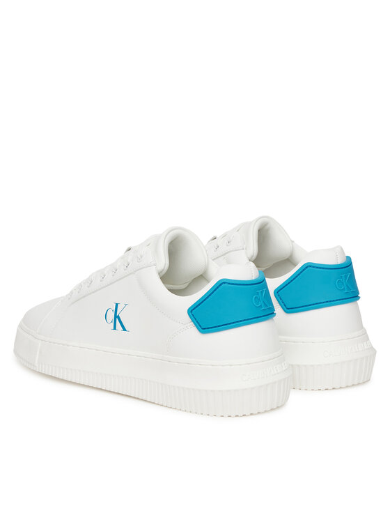 Calvin Klein Jeans Zapatillas Calvin Klein Jeans Chunky Cupsole Ru Patch Lth YM0YM01296 Blanco