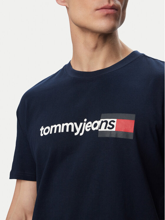 Tommy Jeans Tommy Jeans Camiseta Entry Dna DM0DM23406 Azul marino Regular Fit
