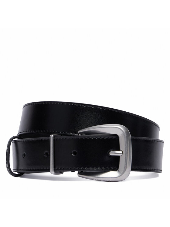 Calvin Klein Pasek Damski Calvin Klein Hw End Tip Buckle LV04F7092G Czarny