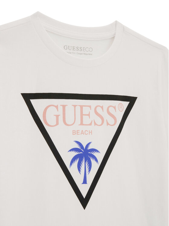 Guess Guess Camiseta L6GI27 J1314 Blanco Regular Fit