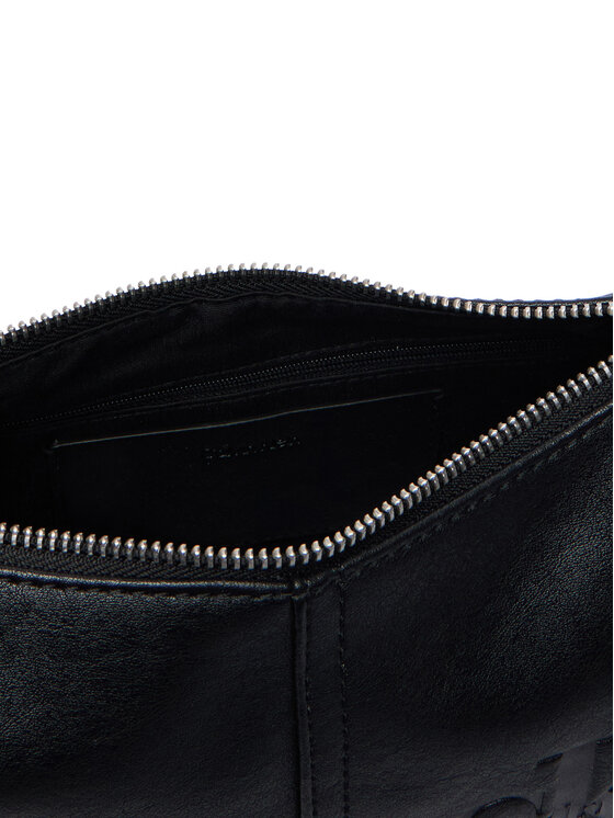 Calvin Klein Soma Calvin Klein Pockets Monologo Crossbody LV04F3687G Melns