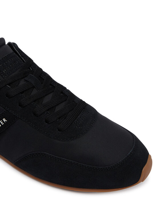 Tommy Hilfiger Sneakersy Tommy Hilfiger Th Lo Run Icon Summer Mix FM0FM05905 Černá