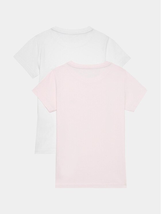 Tommy Hilfiger Tommy Hilfiger Marškinėlių komplektas UG0UG00307 Rožinė Regular Fit