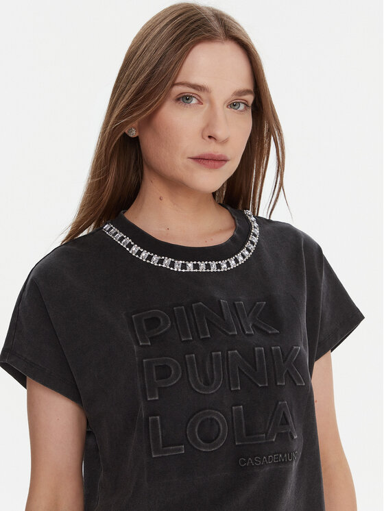 LOLA CASADEMUNT LOLA CASADEMUNT Camiseta LF2515030 Gris Loose Fit