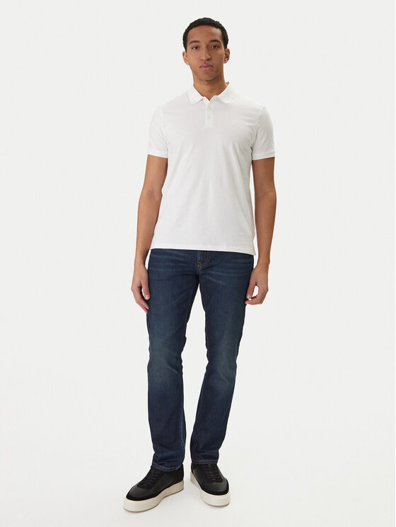 Calvin Klein Jeans Calvin Klein Jeans Polo Classic Monogram LV04RD255G Blanco Regular Fit