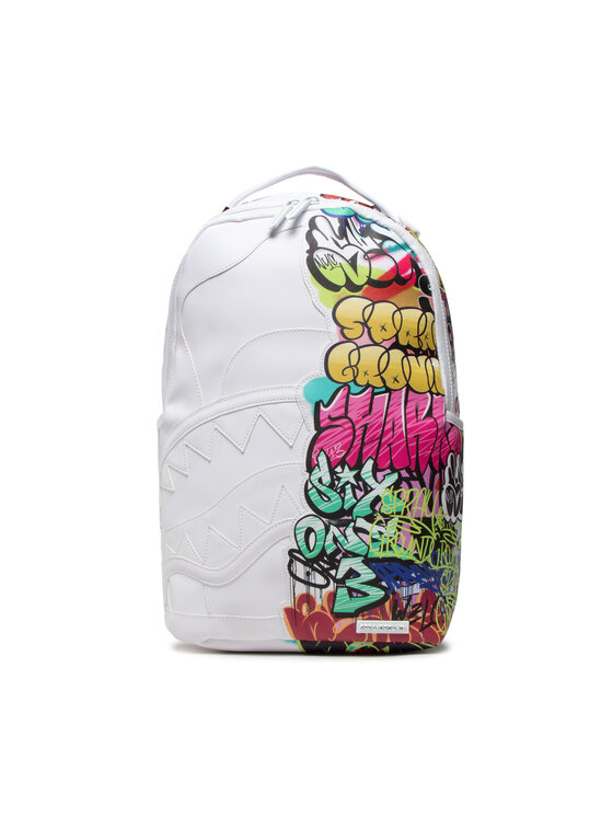 SPRAYGROUND Plecak SPRAYGROUND Half Graff Dlx Backpack 910B4123NSZ Biały