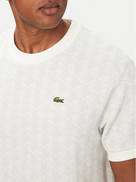 Lacoste Lacoste Camiseta TH1197 Beis Regular Fit