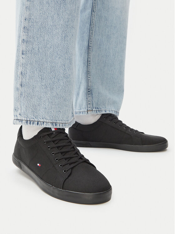 Tommy Hilfiger Tenisice Tommy Hilfiger Harlow 1D FM0FM00596 Crna