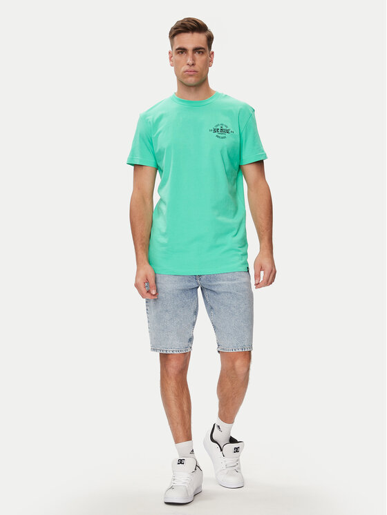 DC Shoes DC Shoes Футболка Chain Gang Tss ADYZT05348 Зелений Regular Fit