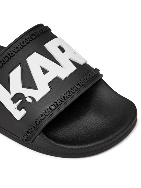 KARL LAGERFELD Şlapi KARL LAGERFELD KL80904 Negru