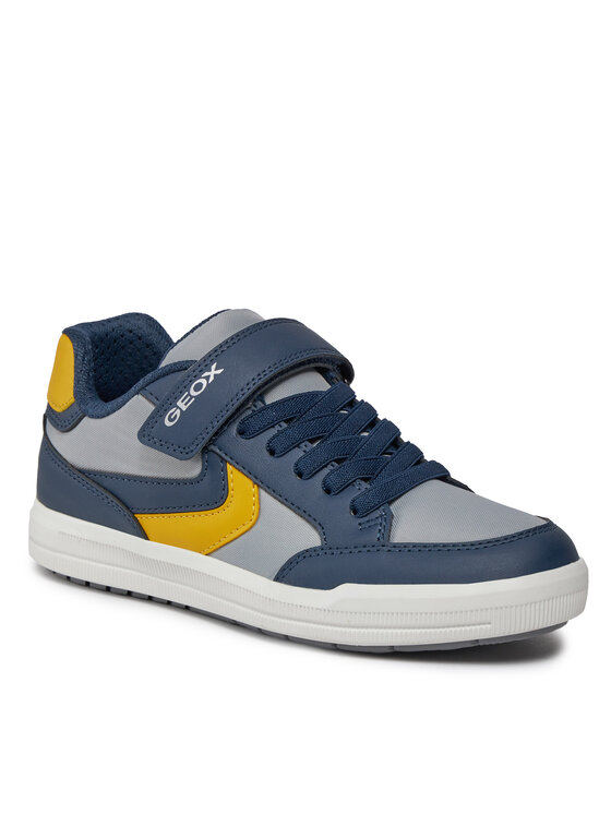 Geox Sneakersy Geox J Arzach Boy J454AA 0FU54 C0661 D Tmavomodrá