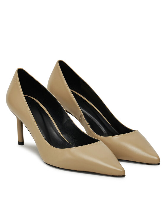 BOSS Lodičky BOSS Gracey 50548540 Béžová