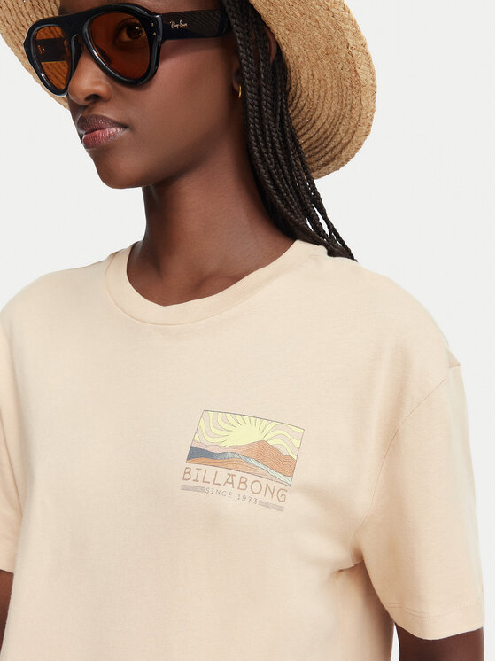 Billabong Billabong T-Shirt Sun Phased EBJZT00423 Μπεζ Oversize