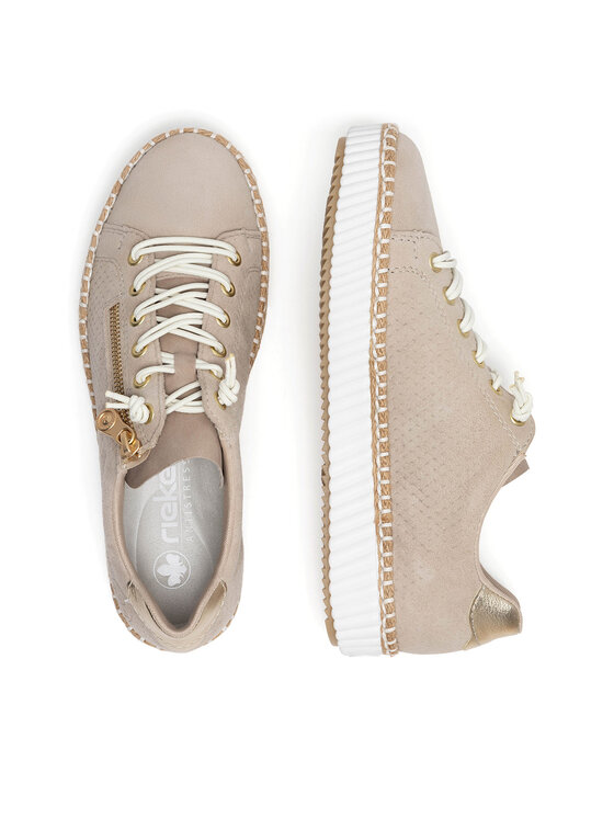 Rieker Sneakersy Rieker M2940-60 Béžová