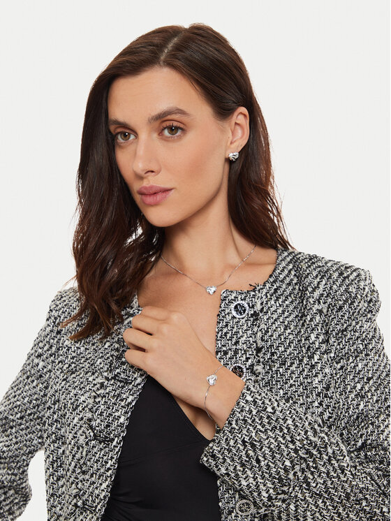 Guess Náramek Guess JUBB04 502JW Stříbrná