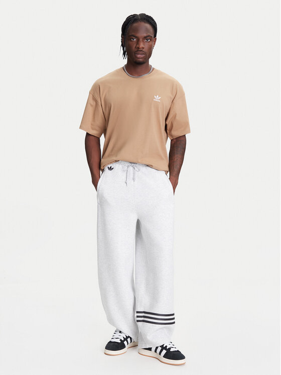 adidas adidas Majica Trefoil Essentials JV5944 Bež Oversize