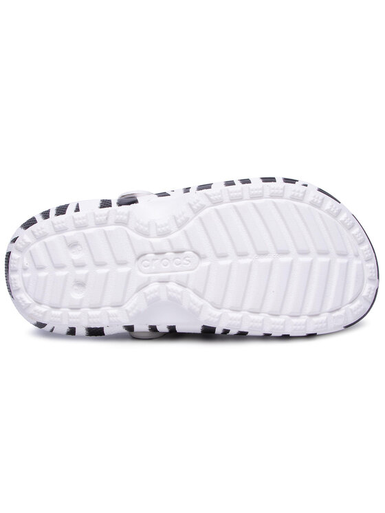 Crocs Papucs Crocs Classic Lined Animal Print Clg 206559 Fehér