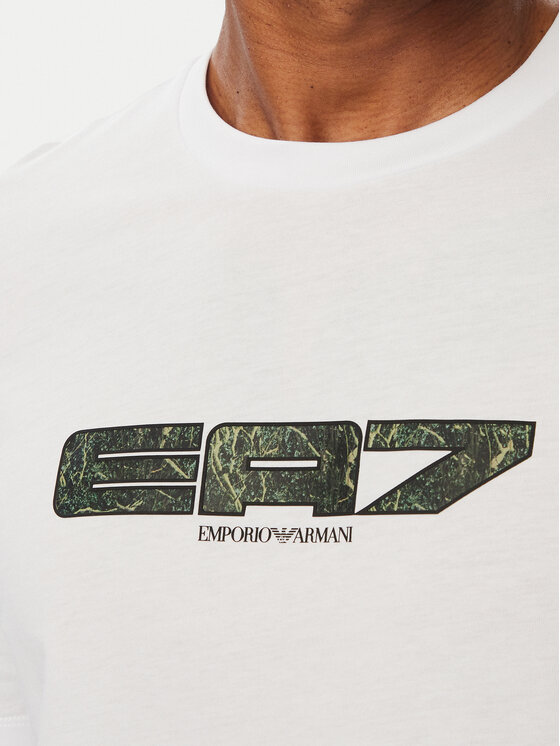 EA7 Emporio Armani EA7 Emporio Armani Camiseta 7M002128 AF12503 U0002 Blanco Regular Fit