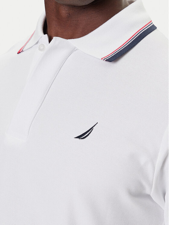 Nautica Nautica Polo Atabay N1S03424 Blanco Regular Fit