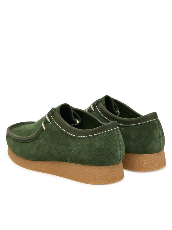 Clarks Туфлі Clarks Wallabee EVO 26186170 Зелений