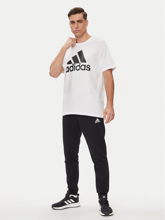 adidas adidas Póló Essentials Single Jersey Big Logo T-Shirt IC9349 Fehér Regular Fit