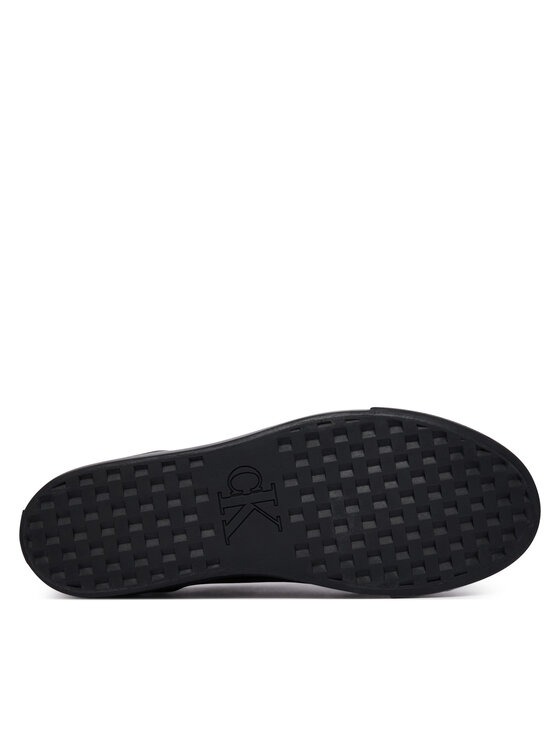 Calvin Klein Superge Calvin Klein Vulc Flatform Low Canvas Mg YW0YW01763 Črna