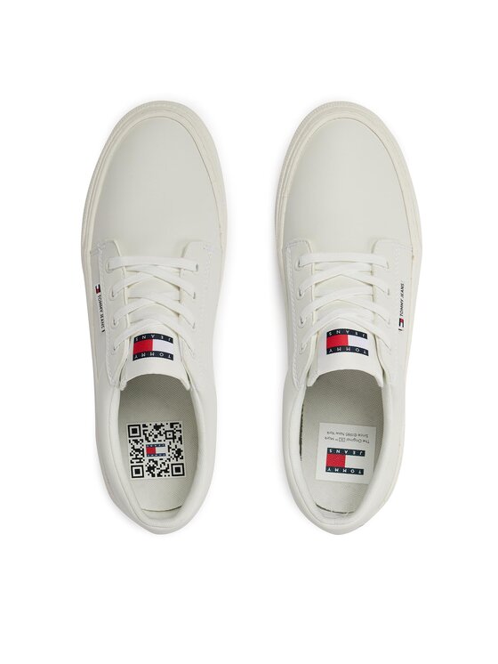 Tommy Jeans Sneakers Tommy Jeans Tjm Vulc. Skate Derby Ess EM0EM01400 Écru