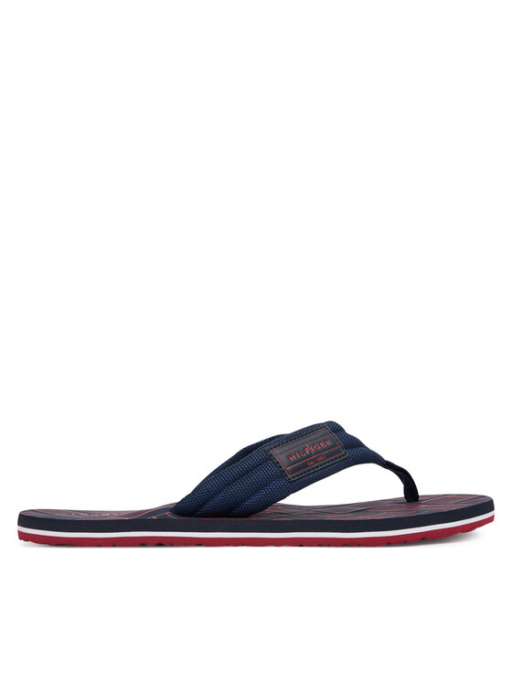 Tommy Hilfiger Žabky Tommy Hilfiger Flag Patch Beach FM0FM06004 Tmavomodrá