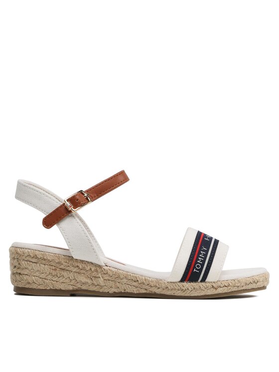 Tommy Hilfiger Espadrile Tommy Hilfiger Rope Wedge T3A7-32777-0048X100 M Bijela