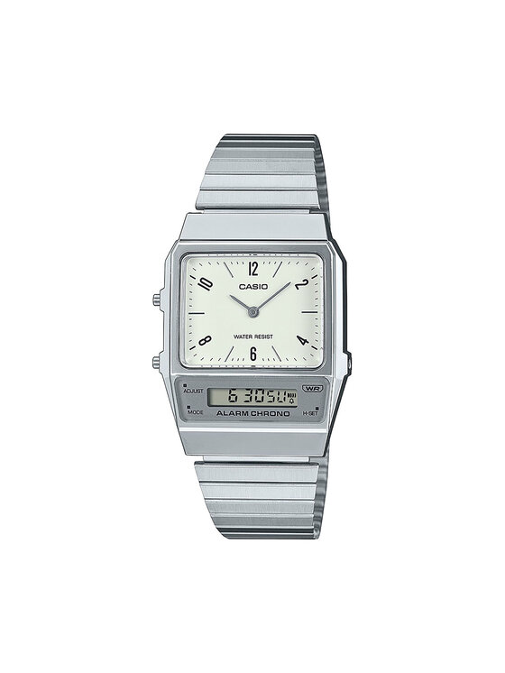 Casio Годинник Casio Vintage Edgy AQ-800E-7A2EF Срібний