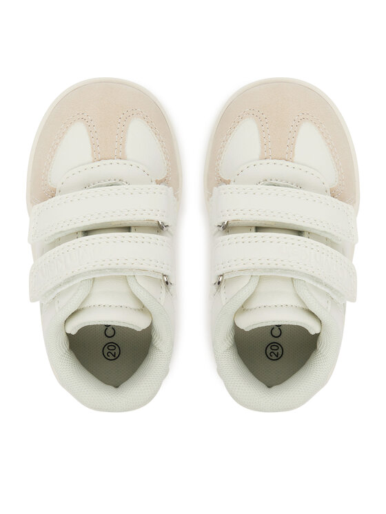 Calvin Klein Jeans Sneakersy Calvin Klein Jeans Low Cut Velcro Sneaker V1X9-82075-1269 M Bílá