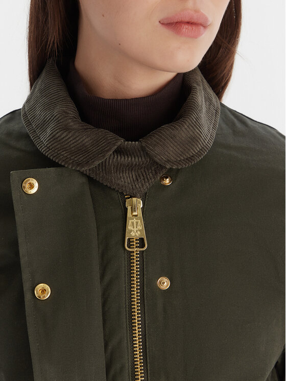 Hunter Hunter Prehodna jakna Leith HARW0065251 Zelena Oversize