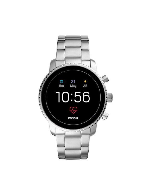 Fossil Okosórák Fossil Explorist Hr FTW4011 Ezüst