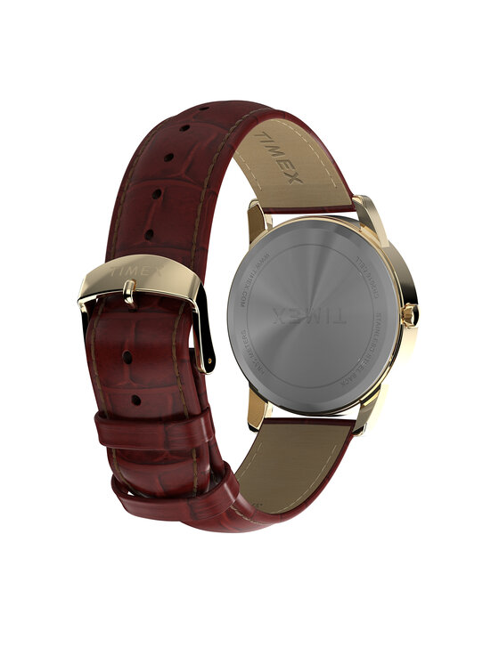 Timex Ρολόι Timex Easy Reader TW2W95500 Χρυσό