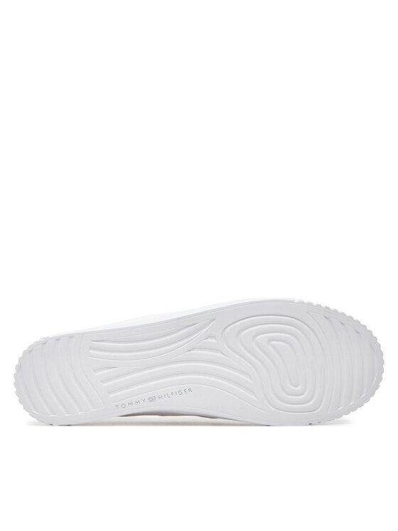 Tommy Hilfiger Teniszcipő Tommy Hilfiger Canvas Slip-On Sneaker FW0FW07806 Fehér