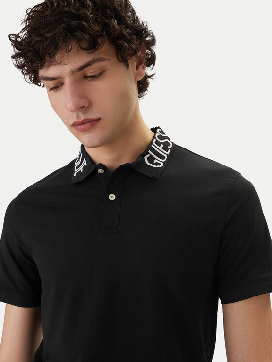 Guess Guess Polo M6GP66 K3070 Negro Slim Fit