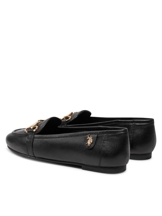 U.S. Polo Assn. Мокасини U.S. Polo Assn. Chery001A Lth Чорний