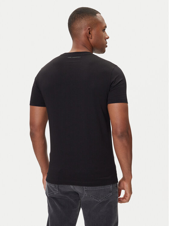KARL LAGERFELD KARL LAGERFELD Camiseta 755066 554242 Negro Regular Fit