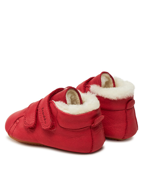 Froddo Kotníková obuv Froddo Prewalkers Furry G1130013-6 M Červená