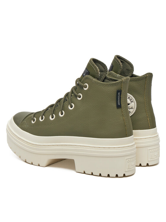 Converse Scarpe da ginnastica Converse Chuck Taylor All Star Lugged Heel Platform Waterproof A11163C 306 Verde