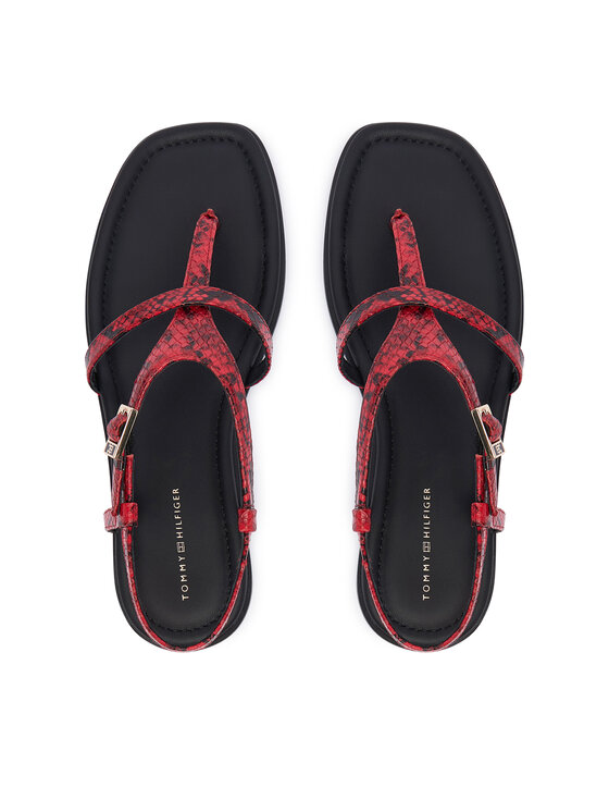 Tommy Hilfiger Szandál Tommy Hilfiger Th Buckle FW0FW09514 Piros