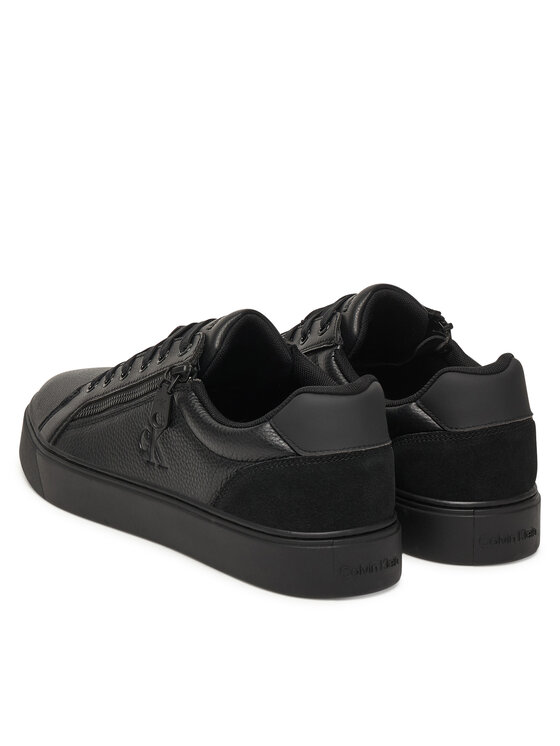 Calvin Klein Tenisice Calvin Klein Classic Cup Laceup Zip Lth YM0YM01437 Crna