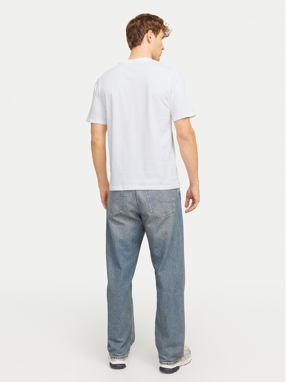 Jack & Jones Jack & Jones Póló Vesterbro 12265740 Fehér Relaxed Fit