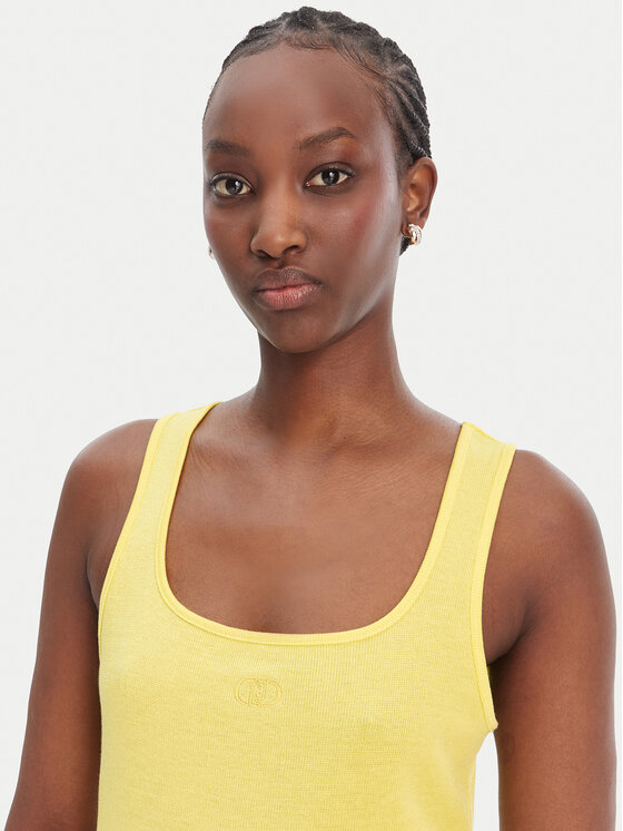 Liu Jo Sport Liu Jo Sport Top TA6173 J3845 Amarillo Regular Fit